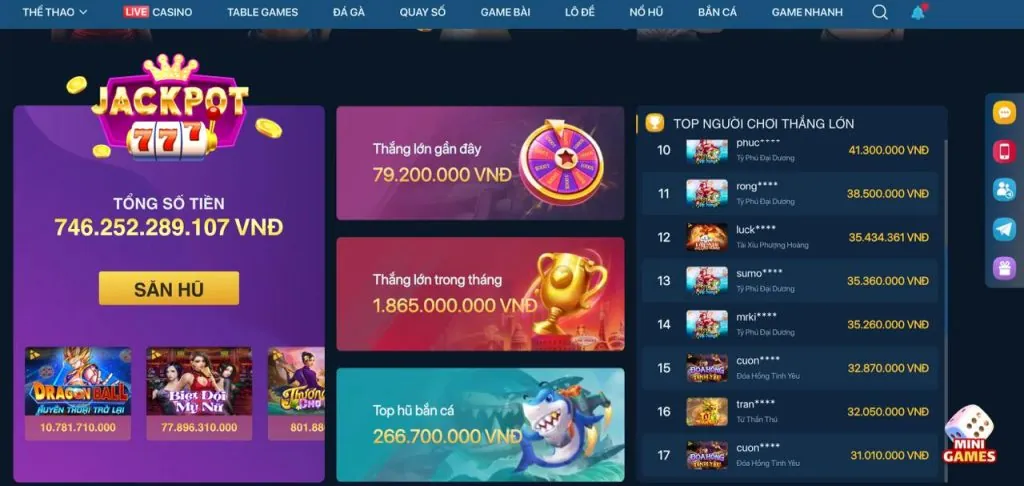 Các trò chơi tại bet39 nhà cái